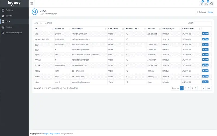 Legacy - Create a lasting legacy in your wake