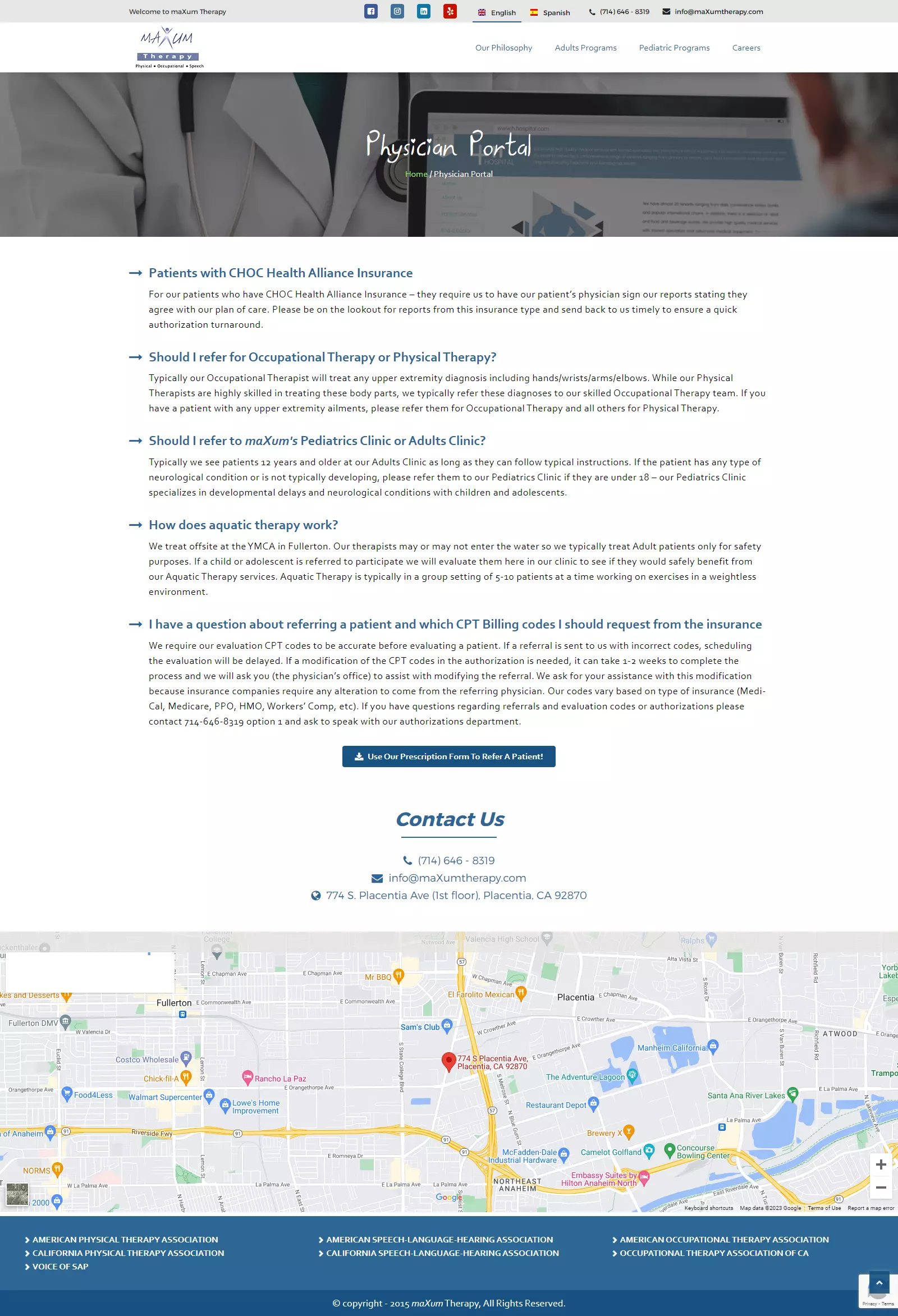 the therapist portal